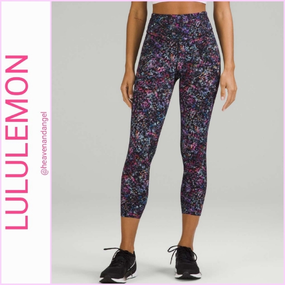 lululemon athletica Pants - NEW Lululemon Base Pace High-Rise Crop 23" - Floral Spray Multi